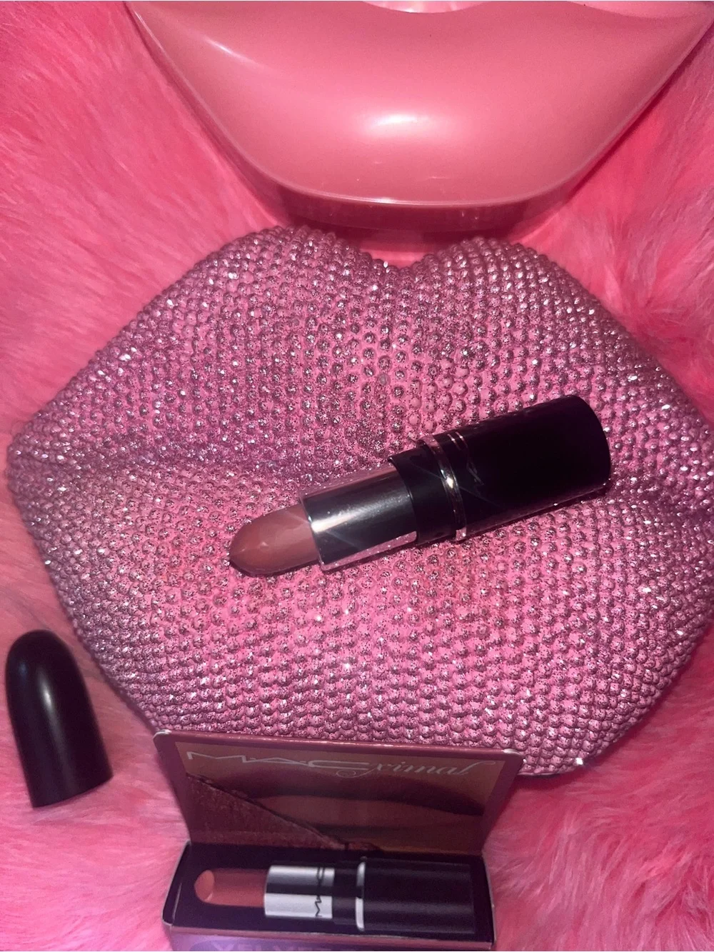 MAC Cosmetics mini Velvet Teddy Matte Lipstick - Nude Brown